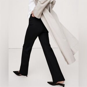 NWT! Banana Republic Black crop flare